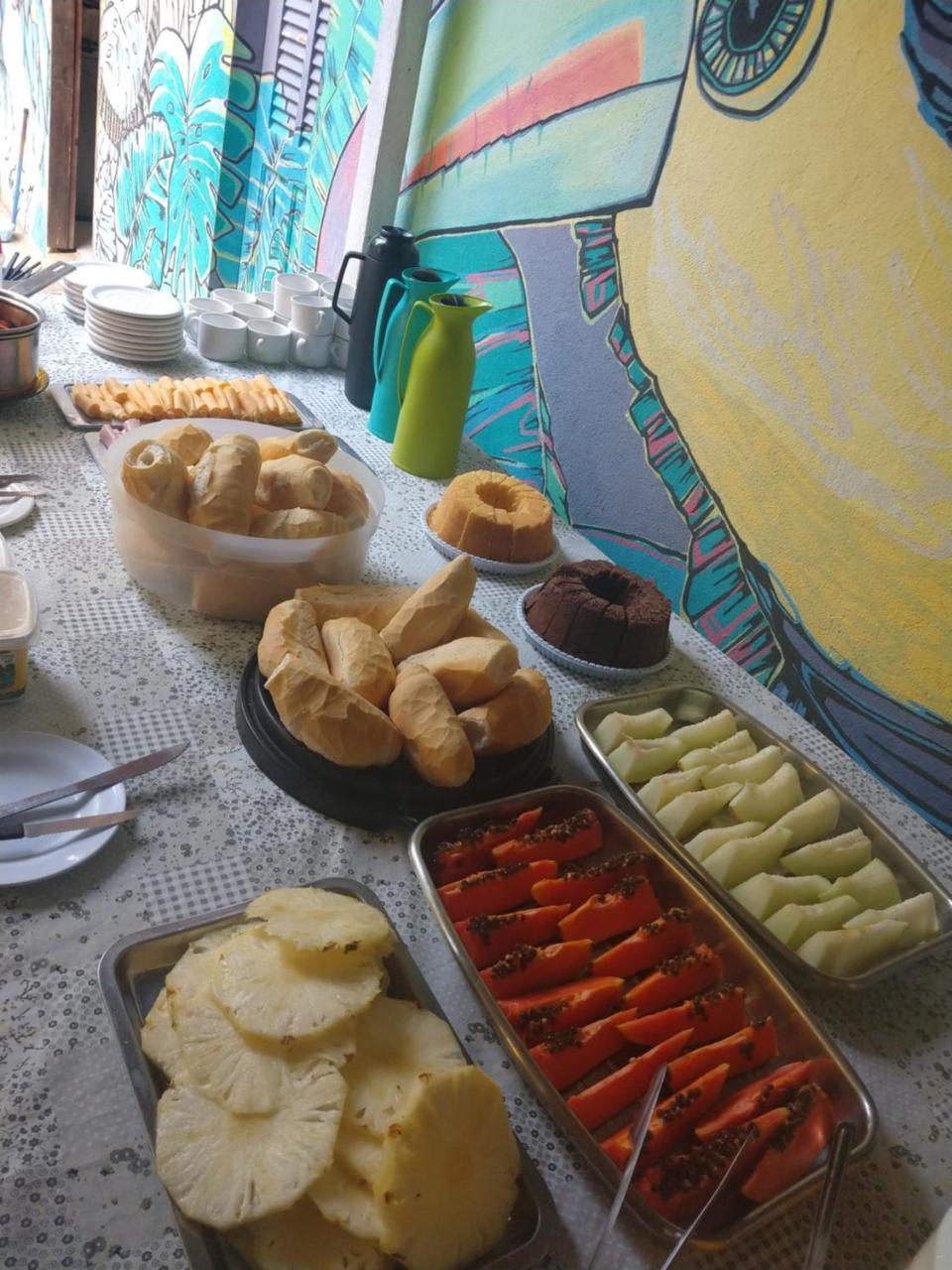 Pousada E Hostel Casa De Laio Vila do Abraao ภายนอก รูปภาพ